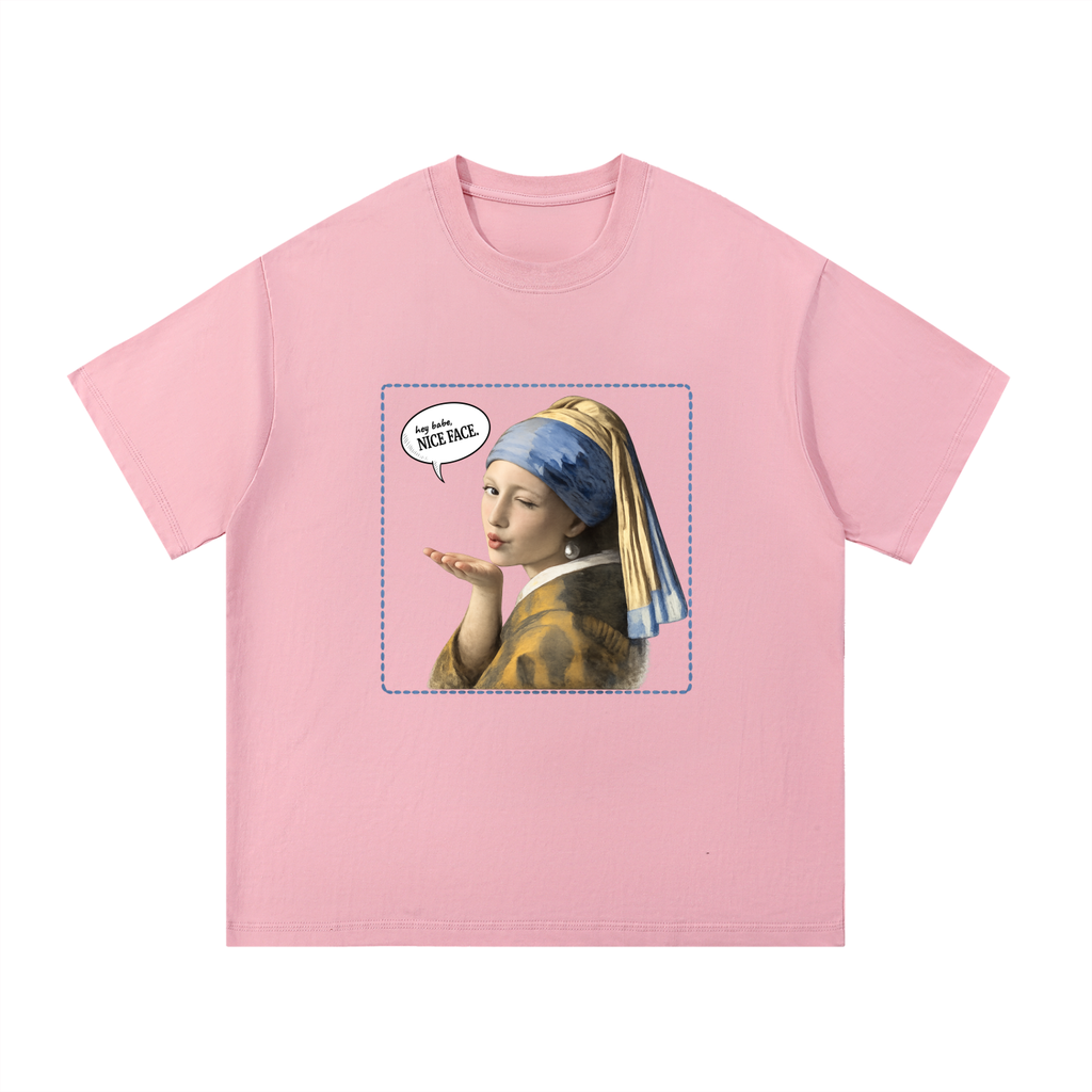 The NICE FACE Expressionist Tee - Pearl Earring