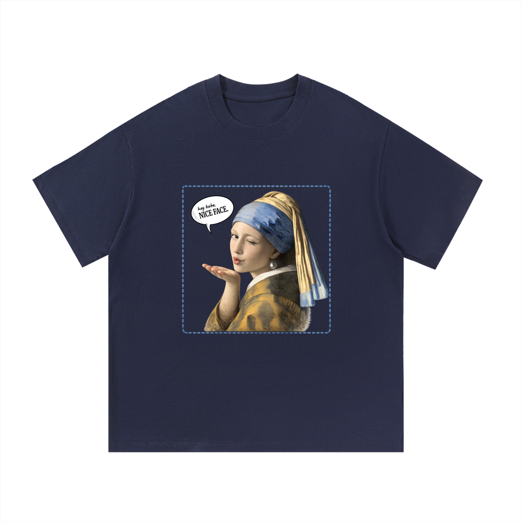 The NICE FACE Expressionist Tee - Pearl Earring