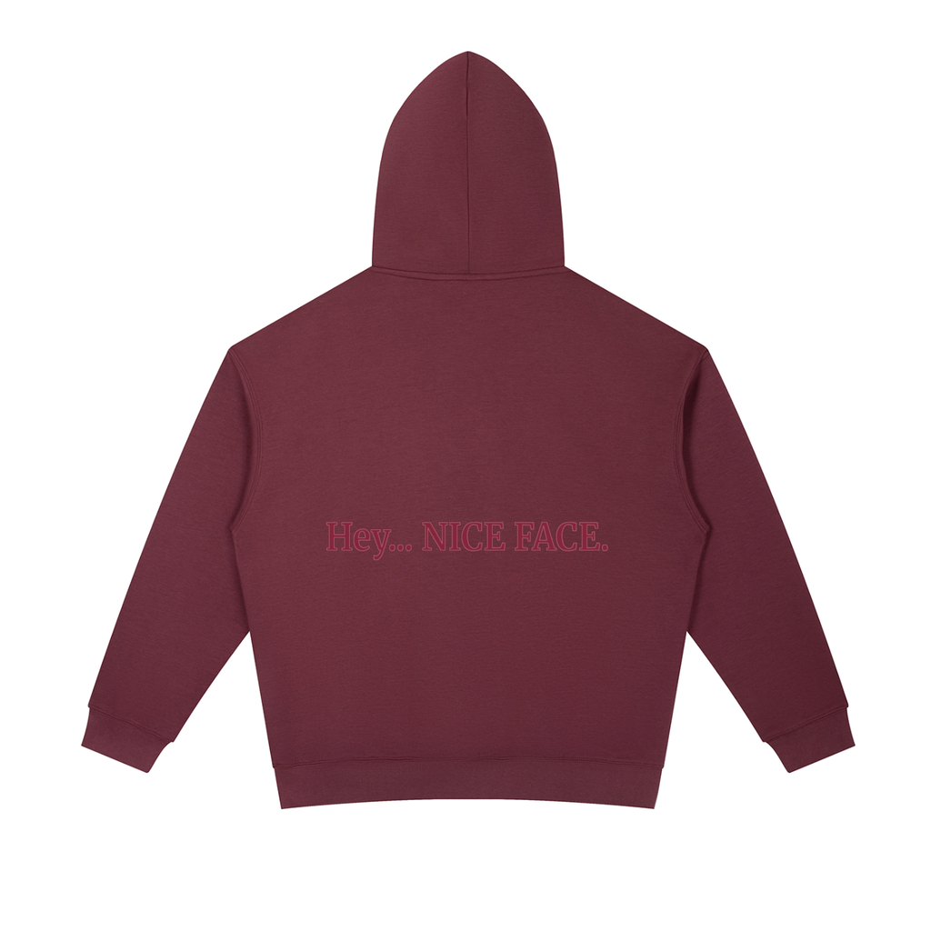 The NICE FACE Core Hoodie - Dull Red