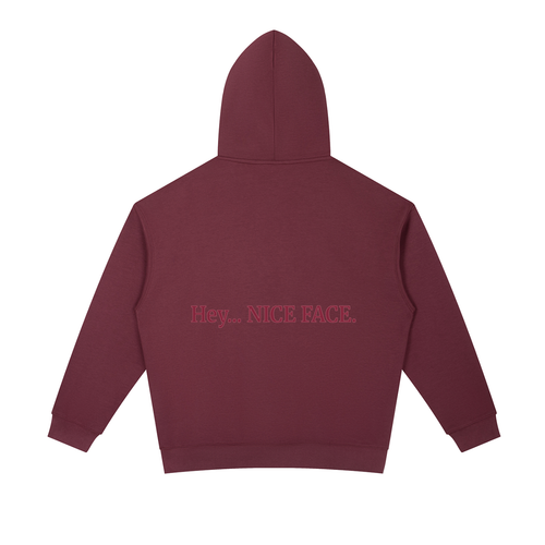 The NICE FACE Core Hoodie - Dull Red