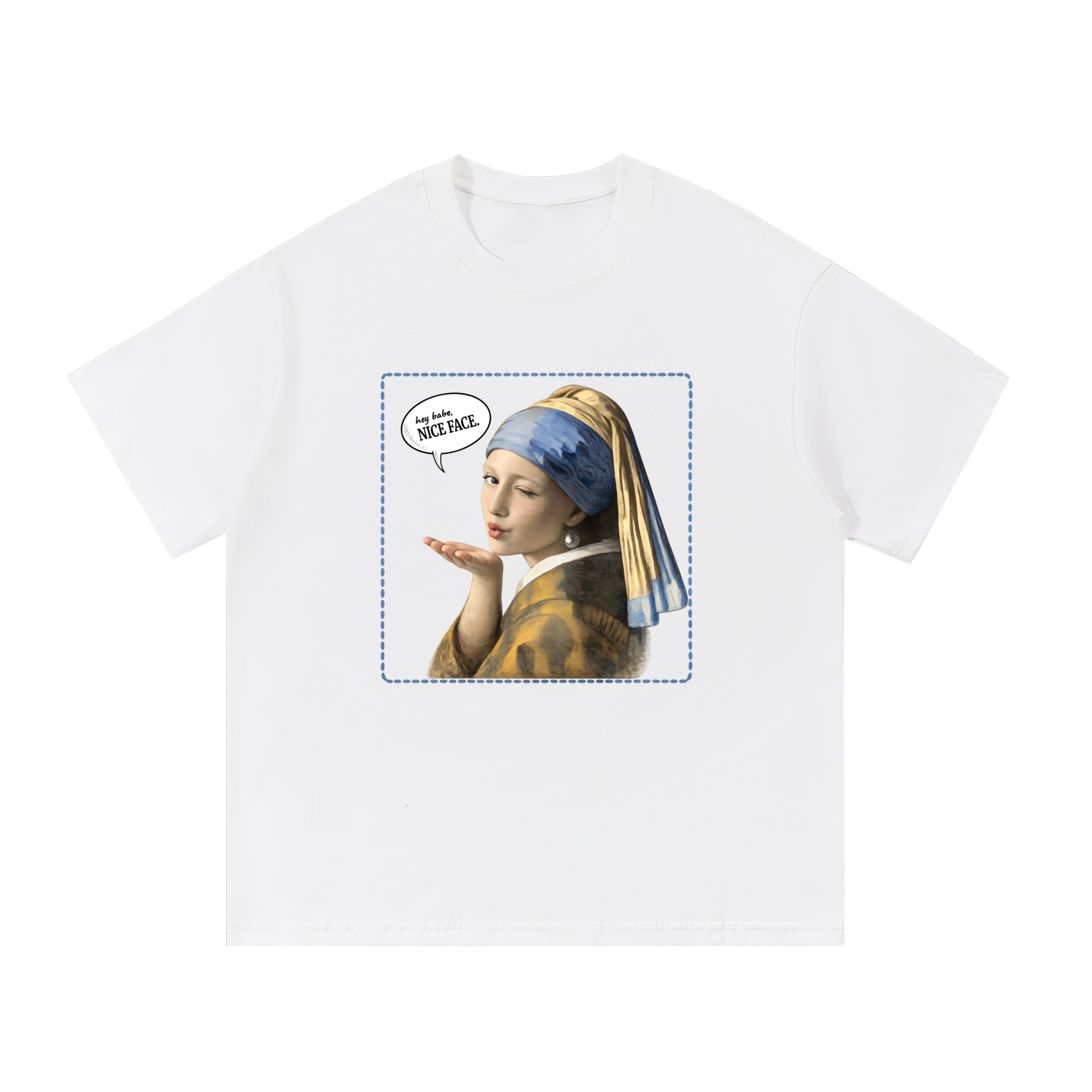 The NICE FACE Expressionist Tee - Pearl Earring